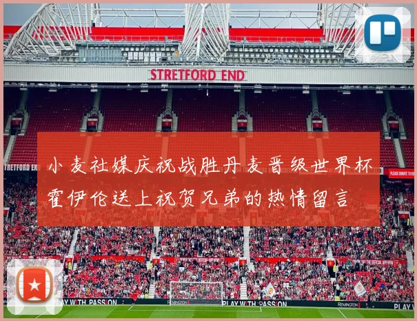 小麦社媒庆祝战胜丹麦晋级世界杯霍伊伦送上祝贺兄弟的热情留言